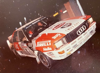 Stig Blomqvist - Björn Cederberg
21º Rothmans Manx International Rally 1983. Audi Quattro A1 (MVV 44Y). Abandonó por motor en SS45 Brandywell.

Del 14 al 17 de Septiembre, Douglas, Isla de Man.
Superficie: asfalto.

El Rally constaba de 49 tramos cronometrados (5 de ellos fueron cancelados, SS22 Eairy, SS24 St. Aarvey, SS25 Cronk, SS26 Lhen y SS27 Druidale).
Desconocemos los kilómetros tanto cronometrados como totales de la prueba.

Tomaron la salida 120 equipos, finalizaron 48.@
Palabras clave: Stig_Blomqvist;Audi;Quattro;Grupo_B;Manx;1983