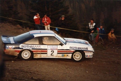 Henri Toivonen - Fred Gallagher
32º Lombard RAC Rally 1983. Opel Manta 400 (GG-CT 310). Abandonó por motor en SS32 Little Grizedale de 10.35 Km.

Del 19 al 22 de Noviembre, Bath, Inglaterra.
Superficie: tierra.

El Rally tenia un total de 2231 km de los que 835.33 km divididos en 59 tramos eran especiales, (2 de ellas fueron canceladas SS22 Wark de 38.14 Km y SS41).

Se inscribieron 139 equipos, tomaron la salida 127, finalizaron 61.@
Palabras clave: Henri_Toivonen;Opel;Manta;Grupo_B;RAC_Rally;Gran_Bretaña;1983