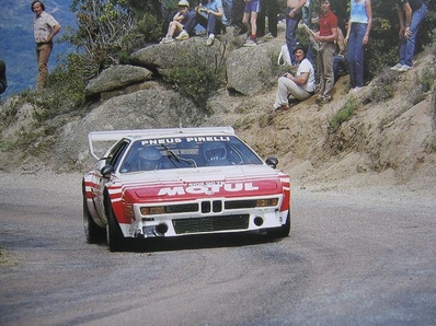 Bernard Béguin - Jean-Jacques Lenne
27º Tour de Corse - Rallye de France 1983. BMW M1 (4102 QC 78). Abandonó por motor en SS5 Sartene - Muratello de 47 Km.

Del 5 al 7 de Mayo, Ajaccio, Córcega, Francia.
Superficie: asfalto.

El Rally tenia un total de 1715.10 km de los que 1066.10 km divididos en 32 tramos eran especiales.

Tomaron la salida 178 equipos, finalizaron 57.@
Palabras clave: ;BMW;M1;Ypres;1983;Gupo_B;Corse;Corcega