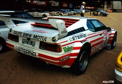 Bernard Béguin - Jean-Jacques Lenne
27º Tour de Corse - Rallye de France 1983. BMW M1 (4102 QC 78). Abandonó por motor en SS5 Sartene - Muratello de 47 Km.

Del 5 al 7 de Mayo, Ajaccio, Córcega, Francia.
Superficie: asfalto.

El Rally tenia un total de 1715.10 km de los que 1066.10 km divididos en 32 tramos eran especiales.

Tomaron la salida 178 equipos, finalizaron 57.@
Palabras clave: ;BMW;M1;1983;Grupo_B;Corse;Corcega