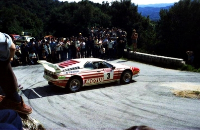 Bernard Béguin - Jean-Jacques Lenne
27º Tour de Corse - Rallye de France 1983. BMW M1 (4102 QC 78). Abandonó por motor en SS5 Sartene - Muratello de 47 Km.
BMW Motul

Del 5 al 7 de Mayo, Ajaccio, Córcega, Francia.
Superficie: asfalto.

El Rally tenia un total de 1715.10 km de los que 1066.10 km divididos en 32 tramos eran especiales.

Tomaron la salida 178 equipos, finalizaron 57.@
Palabras clave: BMW;M1;1983;Grupo_B;Corse;Corcega