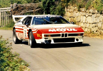 Bernard Béguin - Jean-Jacques Lenne
27º Tour de Corse - Rallye de France 1983. BMW M1 (4102 QC 78). Abandonó por motor en SS5 Sartene - Muratello de 47 Km.
BMW Motul

Del 5 al 7 de Mayo, Ajaccio, Córcega, Francia.
Superficie: asfalto.

El Rally tenia un total de 1715.10 km de los que 1066.10 km divididos en 32 tramos eran especiales.

Tomaron la salida 178 equipos, finalizaron 57.@
Palabras clave: BMW;M1;1983;Grupo_B;Corse;Corcega
