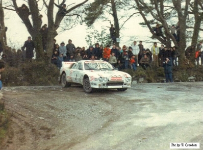 Pentti Airikkala - Juha Piironen
44º Rothmans Circuit of Ireland Rally 1983. Lancia Rally 037. Abandonó por accidente en SS46.

Del 1 al 5 de Abril, Belfast, Irlanda del Norte.

El Rally tenia un total de 864.82 Km cronometrados divididos en 5 etapas y 54 tramos eran especiales (2 de ellos fueron cancelados SS34 Glen Ellen de 13.26 km y SS41 Ballybuck de 17.28km).

Tomaron la salida 105 equipos, finalizaron 34.@
Palabras clave: ;Lancia;Rally;Grupo_B;Circuit_Ireland;Irlanda;1983