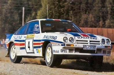 Ari Vatanen - Terry Harryman
33º 1000 Lakes Rally 1983. Opel Manta 400 (GG-CT 361). Abandonó por palier roto en SS35 Renkajarvi de 8.28 Km.

Del 26 al 28 de Agosto, Jyväskylä, Finlandia.
Superficie: tierra.

El Rally tenia un total de 1461.00 km de los que 472.63 km divididos en 50 tramos, eran especiales.

Se inscribieron 180 equipos, tomaron la salida 174, finalizaron 71.@
Palabras clave: ;Finlandia;Opel;Manta;Grupo_B;1983