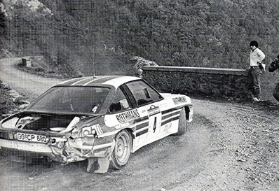 Ari Vatanen - Terry Harryman
25º Rally de San Remo 1983. Opel Manta 400 (GG-CP 680). Abandonó por accidente en SS51 Ronde de 46.55 km.

Del 2 al 7 de Octubre, Sanremo, Liguria, Imperia, Italia.
Superficie: Asfalto - tierra

El Rally tenia un total de 2695.00 km de los que 775.89 km divididos en 58 tramos, eran especiales.

Se inscribieron 97 equipos, tomaron la salida 97, finalizaron 36.@
Palabras clave: ;Terry_Harryman;Opel;Manta;Sanremo;Grupo_B;1983