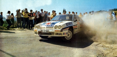 Ari Vatanen - Terry Harryman
25º Rally de San Remo 1983. Opel Manta 400 (GG-CP 680). Abandonó por accidente en SS51 Ronde de 46.55 km.

Del 2 al 7 de Octubre, Sanremo, Liguria, Imperia, Italia.
Superficie: Asfalto - tierra

El Rally tenia un total de 2695.00 km de los que 775.89 km divididos en 58 tramos, eran especiales.

Se inscribieron 97 equipos, tomaron la salida 97, finalizaron 36.@
Palabras clave: ;Terry_Harryman;Opel;Manta;Sanremo;Grupo_B;1983