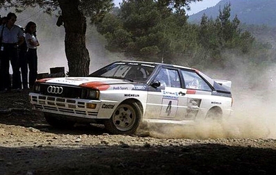 Hannu Mikkola - Arne Hertz
30º Acrópolis Rally 1983. Audi Quattro A2 (IN-NM 27). Abandonó por motor en SS37 Theoktisto de 19,68 Km.

Del 30 de Mayo al 2 de Junio, Atenas, Grecia.
Superficie: tierra.

El Rally tenia un total de 2264 km de los que 843.30 km divididos en 45 tramos eran especiales, (uno de ellos fue cancelado SS22 Tsouka de 6.57 km).

Tomaron la salida 120 equipos, finalizaron 36.@
Palabras clave: ;Audi;Quattro;Grupo_B;Acropolis;Grecia;1983