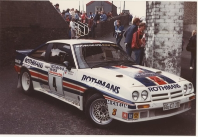 Jimmy McRae - Ian Grindrod
21º Rothmans Manx International Rally 1983. Opel Manta 400 (GG-CT 310). Abandonó por el eje de transmisión en SS21 Abbeylands.

Del 14 al 17 de Septiembre, Douglas, Isla de Man.
Superficie: asfalto.

El Rally constaba de 49 tramos cronometrados (5 de ellos fueron cancelados, SS22 Eairy, SS24 St. Aarvey, SS25 Cronk, SS26 Lhen y SS27 Druidale).
Desconocemos los kilómetros tanto cronometrados como totales de la prueba.

Tomaron la salida 120 equipos, finalizaron 48.@
Palabras clave: Jimmy_McRae;Opel;Manta;Manx;Grupo_B;1983