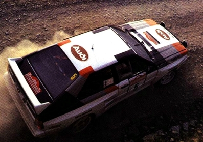 Hannu Mikkola - Arne Hertz
25º Rallye Sanremo 1983. Audi Quattro A2 (IN-NX 99). Abandonó por incendio del coche en SS28 Castel Giocondo de 22.58 km.

Del 2 al 7 de Octubre, Sanremo, Liguria, Imperia, Italia.
Superficie: Asfalto - tierra

El Rally tenia un total de 2695.00 km de los que 775.89 km divididos en 58 tramos, eran especiales.

Se inscribieron 97 equipos, tomaron la salida 97, finalizaron 36.@
Palabras clave: ;Audi;Quattro;Sanremo;1983;Grupo_B
