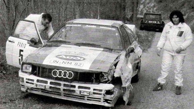 Michèle Mouton - Fabrizia Pons
51º Rallye Automobile de Monte-Carlo 1983. Audi Quattro A1 (IN-NM 82). Abandonó en SS11 Le Moulinon de 38.00 Km.

Del 22 al 28 de Enero, Monte-Carlo.
Superficie: asfalto - nieve.

RMC clasificó a todos los equipos que terminaron el 