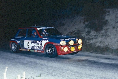 Bruno Saby - Françoise Sappey
42º Tour de France Automobile 1983. Renault 5 Turbo Tour de Corse (6711 WE 38). Abandonó por rotura de turbo en SS28 Font Belle de 21.50 km.

Del 19 al 23 Septiembre, Paris, Nice, Francia.
Superficie: asfalto.

El Rally tenia un total de 2800.00 km de los que 630.00 km divididos en 3 etapas y 32 tramos eran especiales (uno de ellos fue cancelado SS27 Col du Noyer).

Tomaron la salida 84 equipos, finalizaron 37.@
Palabras clave: Renault;Turbo;Grupo_B;Tour_France_Automobile;1983