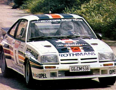 Guy Fréquelin - Jean-François Fauchille
27º Tour de Corse - Rallye de France 1983. Opel Manta 400 (GG-CM 538). Abandonó por motor en SS5 Sartene - Muratello de 47.00 Km.

Del 5 al 7 de Mayo, Ajaccio, Córcega, Francia.
Superficie: asfalto.

El Rally tenia un total de 1715.10 km de los que 1066.10 km divididos en 32 tramos eran especiales.

Tomaron la salida 178 equipos, finalizaron 57.@
Palabras clave: ;Opel;Manta;Grupo_B;Corcega;1983;Corse