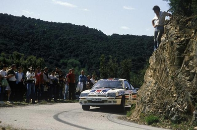 Guy Fréquelin - Jean-François Fauchille
27º Tour de Corse - Rallye de France 1983. Opel Manta 400 (GG-CM 538). Abandonó por motor en SS5 Sartene - Muratello de 47.00 Km.

Del 5 al 7 de Mayo, Ajaccio, Córcega, Francia.
Superficie: asfalto.

El Rally tenia un total de 1715.10 km de los que 1066.10 km divididos en 32 tramos eran especiales.

Tomaron la salida 178 equipos, finalizaron 57.@
Palabras clave: ;Opel;Manta;Grupo_B;Corcega;1983;Corse