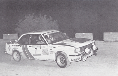 Mariano Lacasa - Jaime Balañá
31º Sol RACE Rallye 1983. Opel Ascona 400. Abandonó.

Del 11 al 13 de Marzo, San Juan de Alicante, Alicante, España.
Superficie: asfalto.

El Rally tenía un total de 427.80 km cronometrados.

Tomaron la salida 68 equipos, finalizaron 24.@
Palabras clave: Opel;Ascona;Race;1983