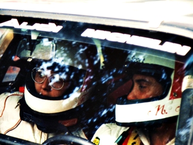 Michèle Mouton - Fabrizia Pons
27º Tour de Corse - Rallye de France 1983. Audi Quattro A2 (IN-NT 49). Abandonó por fuego en SS27 Zigliara - Arguista 2 de 28.60 Km.

Del 5 al 7 de Mayo, Ajaccio, Córcega, Francia.
Superficie: asfalto.

El Rally tenia un total de 1715.10 km de los que 1066.10 km divididos en 32 tramos eran especiales.

Tomaron la salida 178 equipos, finalizaron 57.

© Enzo Dalla Rosa
@@
Palabras clave: Michele_Mouton;Audi;Quattro;Corse;Corcega;1983;Personajes;Grupo_B