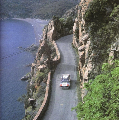 Michèle Mouton - Fabrizia Pons
27º Tour de Corse - Rallye de France 1983. Audi Quattro A2 (IN-NT 49). Abandonó por fuego en SS27 Zigliara - Arguista 2 de 28.60 Km.

Del 5 al 7 de Mayo, Ajaccio, Córcega, Francia.
Superficie: asfalto.

El Rally tenia un total de 1715.10 km de los que 1066.10 km divididos en 32 tramos eran especiales.

Tomaron la salida 178 equipos, finalizaron 57.@
Palabras clave: Michele_Mouton;Corcega;Audi;Quattro;Grupo_B;1983;Corse
