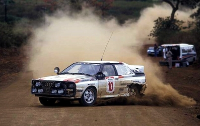Vic Preston, Jr - John Lyall
31º Marlboro Safari Rally 1983. Audi Quattro A1 (IN-YC 18). Abandonó por accidente en CH20.

Del 30 de Marzo al 4 de Abril, Nairobi, Kenya, África.
Superficie: tierra.

El Rally tenia un total de 5035 km en los que 1620.95 km se encontraban 26 controles horarios.

Tomaron la salida 78 equipos, finalizaron 22.@
Palabras clave: Vic_Preston;Audi;Quattro;Grupo_B;Safari;1983