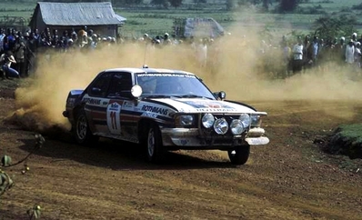 Rauno Aaltonen - Lofty Drews
31º Marlboro Safari Rally 1983. Opel Ascona 400. Abandonó por motor en CH21.

Del 30 de Marzo al 4 de Abril, Nairobi, Kenya, África.
Superficie: tierra.

El Rally tenia un total de 5035 km en los que 1620.95 km se encontraban 26 controles horarios.

Tomaron la salida 78 equipos, finalizaron 22.@

Palabras clave: ;Opel;Ascona;Grupo_B;Safari;1983