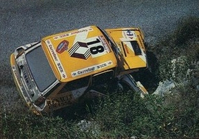 Dominique De Meyer - Bernard Occelli
18º Rallye International d'Antibes 1983. Renault 5 Turbo Tour de Corse. Abandonó por accidente.

Del 13 al 15 de Octubre, Antibes, Alpes Marítimos, Provenza-Alpes-Costa Azul, Francia.
Superficie: asfalto.

El Rallye tenia un total de 513.00 km cronometrados.
Desconocemos en cuantos tramos especiales se dividian.

Tomaron la salida 153 equipos, finalizaron 69.@
Palabras clave: Antibes;Renault;Grupo_B;1983
