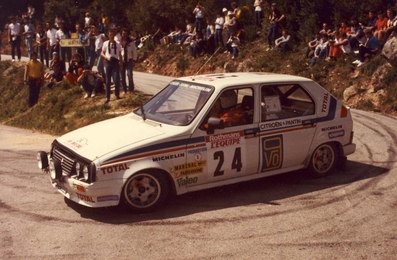 Christian Dorche - Gilles Thimonier
27º Tour de Corse - Rallye de France 1983. Citröen Visa Chrono (13 HM 93). Abandonó desconocemos el motivo y en que especial SS.

Del 5 al 7 de Mayo, Ajaccio, Córcega, Francia.
Superficie: asfalto.

El Rally tenia un total de 1715.10 km de los que 1066.10 km divididos en 32 tramos eran especiales.

Tomaron la salida 178 equipos, finalizaron 57.@
Palabras clave: Citroen;Visa;Grupo_B;Corse;Corcega;1983