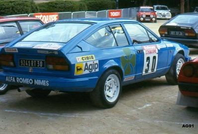 Richard Yvorra - Gerard Pailhes
27º Tour de Corse - Rallye de France 1983. Alfa Romeo Alfetta GTV6. Abandonó, desconocemos el motivo y en que especial.

Del 5 al 7 de Mayo, Ajaccio, Córcega, Francia.
Superficie: asfalto.

El Rally tenia un total de 1715.10 km de los que 1066.10 km divididos en 32 tramos eran especiales.

Tomaron la salida 178 equipos, finalizaron 57.@

Palabras clave: Alfa;Romeo;Alfetta;GTV6;Corse;Corcega;1983