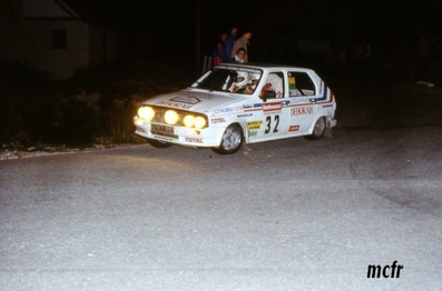 Dominique Grandvuinet-Perrier - Chantal Liénard Sola
42º Tour de France Automobile 1983. Citröen Visa (4282 LN 92). Abandonó por motor en el tramo que finalmente cancelaron SS27 Col du Noyer.

Del 19 al 23 Septiembre, Paris, Nice, Francia.
Superficie: asfalto.

El Rally tenia un total de 2800.00 km de los que 630.00 km divididos en 3 etapas y 32 tramos eran especiales (uno de ellos fue cancelado SS27 Col du Noyer).

Tomaron la salida 84 equipos, finalizaron 37.@
Palabras clave: Citroen;Visa;Grupo_B;Tour_France_Automobile;1983