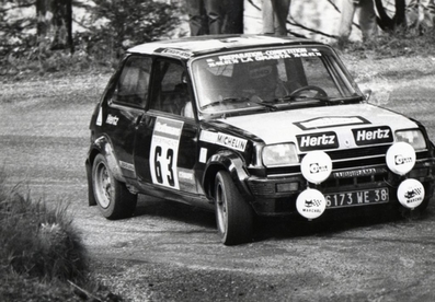 Jean-Pierre Argoud - Colette Bellin
42º Tour de France Automobile 1983. Renault 5 Alpine (6173 WE 38). Abandonó, desconocemos el motivo y en que especial.

Del 19 al 23 Septiembre, Paris, Nice, Francia.
Superficie: asfalto.

El Rally tenia un total de 2800.00 km de los que 630.00 km divididos en 3 etapas y 32 tramos eran especiales (uno de ellos fue cancelado SS27 Col du Noyer).

Tomaron la salida 84 equipos, finalizaron 37.@
Palabras clave: Renault;Alpine;Tour_France_Automobile;1983