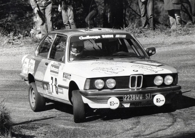 Michel Jominet - André Goetz
42º Tour de France Automobile 1983. BMW 323i (2238WW 57). Abandonó, desconocemos el motivo y en que especial.

Del 19 al 23 Septiembre, Paris, Nice, Francia.
Superficie: asfalto.

El Rally tenia un total de 2800.00 km de los que 630.00 km divididos en 3 etapas y 32 tramos eran especiales (uno de ellos fue cancelado SS27 Col du Noyer).

Tomaron la salida 84 equipos, finalizaron 37.@
Palabras clave: BMW;Tour_France_Automobile;1983