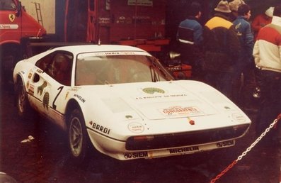 Henri Toivonen - Juha Piironen
6º Rally Autodromo di Monza 1983. Ferrari 308 GTB. Abandonó, desconocemos el motivo.

El  25 de Noviembre, Monza.
Superficie: asfalto.

El Rally constaba de una etapa y 12 tramos cronometrados.
desconocemos cuantos kilómetros tanto totales como especiales tenia la prueba.

Tomaron la salida un mínimo de 48 equipos, finalizaron un minimo de 15.@
Palabras clave: Henri_Toivonen;Ferrari;GTB;Monza;1983;Grupo_B