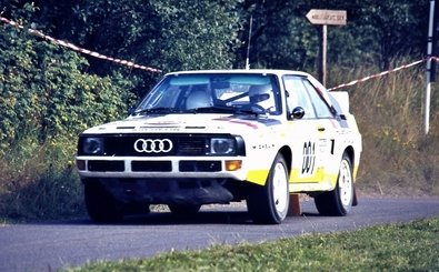 Walter Röhrl - Christian Geistdörfer
17º Int. AvD/STH Hunsrück-Rallye 1984. Audi Sport Quattro S1 (IN-NC 46).
Participó como 