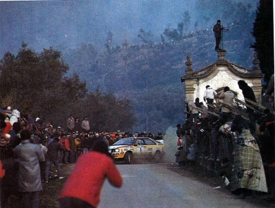 Hannu Mikkola - Arne Hertz
18º Rallye de Portugal - Vinho do Porto 1984. Audi Quattro A2 (IN-NE 8). Clasificado 1º.

Del 6 al 10 de Marzo, Estoril, Portugal.
Superficie: asfalto - tierra.

El Rally tenia un total de 2400.00 km de los que 685.00 km divididos en 45 tramos eran especiales.

Tomaron la salida 70 equipos, finalizaron 20.@
Palabras clave: ;Audi;Quattro;Grupo_B;Portugal;1984