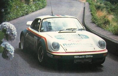 Henri Toivonen - Juha Piironen
25º Rali Vinho da Madeira 1984. Porsche 911 SC RS (A815 CCF). Clasificado 1º.

Del 4 al 5 de Agosto, Funchal, Isla de Madeira, Portugal.
Superficie: asfalto.

El Rally constaba de 474.00 km cronometrados divididos en 28 tramos especiales.

Tomaron la salida 83 equipos, finalizaron 25.@
Palabras clave: Henri_Toivonen;Juha_Piironen;Porsche;SC;RS;Grupo_B;1984;Madeira