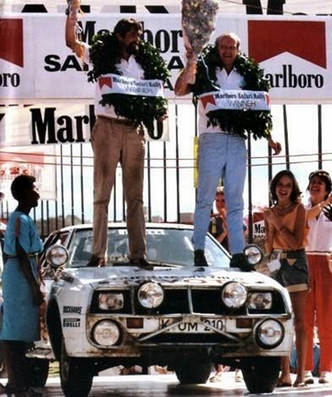 Bjorn Waldegard - Hans Thorszelius
32º Marlboro Safari Rally 1984. Toyota Celica Twincam Turbo 