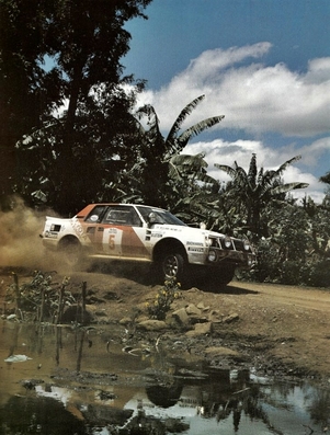 Bjorn Waldegard - Hans Thorszelius
32º Marlboro Safari Rally 1984. Toyota Celica Twincam Turbo 
