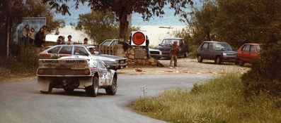 Markku Alén - Ilkka Kivimaki
28º Tour de Corse 1984. Lancia Rally 037 (TO W67785). Clasificado 1º.

Del 3 al 5 de Mayo, Ajaccio, Córcega, Francia.
Superficie: asfalto.

El Rally tenia un total de 1618 km de los que 1130.9 km divididos en 30 tramos eran especiales.

Se inscribieron 158 equipos, tomaron la salida 155, finalizaron 57.@
Palabras clave: Markku_Alen;Lancia;Rally;Corcega;Grupo_B;1984;Corse