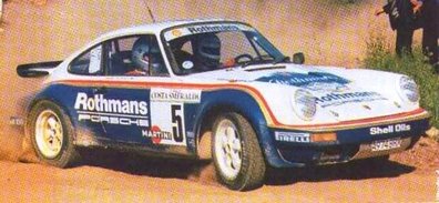 Henri Toivonen - Juha Piironen
7º Rally Costa Smeralda 1984. Porsche 911 SC RS (A974 BRX). Clasificado 1º.

Del 26 al 29 de Abril, Porto Cervo, Cerdeña, Italia.
Superficie: tierra.

El Rally constaba de 3 etapas y 43 tramos especiales (uno de ellos fue cancelado SS2 Vacciledi).

Tomaron la salida 72 equipos, finalizaron 20.@
Palabras clave: Henri_Toivonen;Juha_Piironen;Porsche;Grupo_B;Costa_Smeralda;1984;Esmeralda