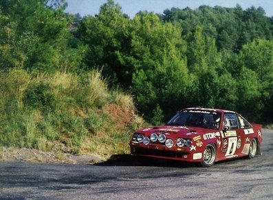 Salvador Servià i Costa  - Jordi Sabater
20º Rally Catalunya 1984. Opel Manta 400 Clasificado 1º.

Del 26 de Octubre al 28 de Octubre, Barcelona, Catalunya, España.
Superficie: asfalto.

El Rally tení­a un total de 440.65 km cronometrados.

Tomaron la salida 83 equipos, finalizaron 42.@
Palabras clave: Salvador_Servia;Jordi_Sabater;Opel;Manta;Grupo_B;Catalunya;1984