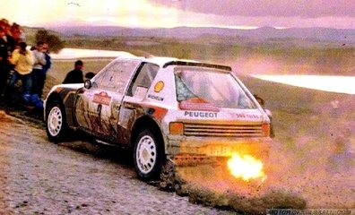 Ari Vatanen - Terry Harryman
26º Rally de Sanremo 1984. Peugeot 205 Turbo 16 (128 FBL 75). Clasificado 1º.

Del 30 de Septiembre al 5 de Octubre, Sanremo, Liguria, Imperia, Italia.
Superficie: asfalto -tierra.

El Rally tenia un total de 2546.29 km de los que 807.69 km divididos en 56 tramos eran especiales, (2 de ellas fueron canceladas SS7 Sante Luce de 12,30 km y SS26 Chiusdino 2 de 17,41 Km).

Se inscribieron 104 equipos, tomaron la salida 100, finalizaron 35.@
Palabras clave: Ari_Vatanen;Terry_Harryman;Peugeot;Turbo;Grupo_B;Sanremo;1984