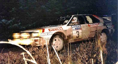 Hannu Mikkola - Arne Hertz
33º Lombard RAC Rally 1984. Audi Quattro A2 (44 CMN). Clasificado 2º.

Del 25 al 29 de Noviembre, Chester, Cheshire, Inglaterra, Reino Unido.
Superficie: tierra.

El Rally tenia un total de 3232.00 km de los que 868.54 km divididos en 56 tramos eran especiales.

Se inscribieron 124 equipos, tomaron la salida 119, finalizaron 52.@
Palabras clave: ;Audi;Quattro;Grupo_B;Gran_Bretaña;RAC_Rally;Inglaterra