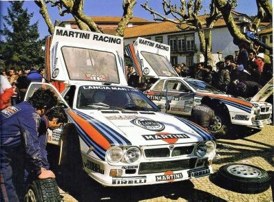 Asistencia del Equipo Martini Racing en el 18º Rally de Portugal Vinho do Porto 1984
En los Lancia Rally 037 de:

#2 Markku Alén - Ilkka Kivimäki, (TO W67771), clasificado 2º

#5 Attilio Bettega - Maurizio Perissinot, (TO W67775), clasificado 3º.

Del 6 al 10 de Marzo, Estoril, Portugal.
Superficie: asfalto - tierra.

El Rally tenia un total de 2400.00 km de los que 685.00 km divididos en 45 tramos eran especiales.

Tomaron la salida 70 equipos, finalizaron 20.@
Palabras clave: Attilio_Bettega;Markku_Alen;Portugal;Lancia;Rally;Grupo_B;1984;Asistencias