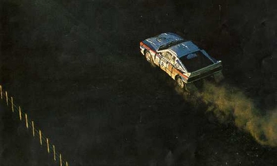 Markku Alén - Ilkka Kivimäki
14º Rally de Nueva Zelanda 1984. Lancia Rally 037 (TO W67771). Clasificado 2º.
Del 23 al 26 de Junio, Auckland, Nueva Zelanda.
Superficie: tierra.
El Rally tenia un total de 2626 km de los que 1044 km divididos en 45 tramos eran especiales.
Tomaron la salida 63 equipos, finalizaron 35.@
Palabras clave: Markku_Alen;Lancia;Rally;Nueva_Zelanda;1984;Grupo_B