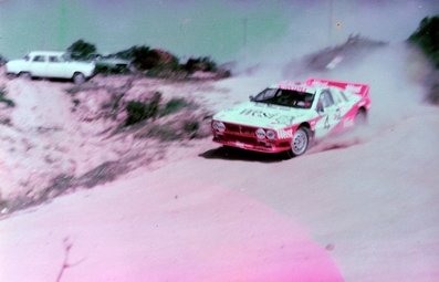 Carlo Capone - Sergio Cresto
7º Rally Costa Smeralda 1984. Lancia Rally 037 (TO W67782). Clasificado 2º.

Del 26 al 29 de Abril, Porto Cervo, Costa Esmeralda, Cerdeña, Italia.
Superficie: tierra.

El Rally tenia 43 tramos especiales (uno de ellos fue cancelado).

Tomaron la salida 72 equipos, finalizaron 20.@
Palabras clave: Carlo_Capone;Sergio_Cresto;Lancia;Grupo_B;Costa_Smeralda;1984;Esmeralda