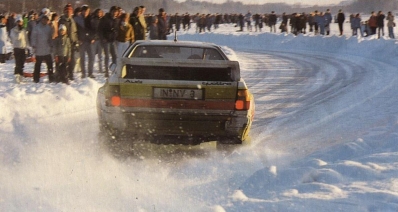 Michèle Mouton - Fabrizia Pons
34º International Swedish Rally 1984. Audi Quattro A2 (IN-NV 3). Clasificada 2º.

Del 10 al 12 de Febrero, Karlstad.
Superficie: nieve - hielo.

El Rally tenia un total de 1703.00 km de los que 447.70 km divididos en 27 tramos eran especiales.

Tomaron la salida 66 equipos, finalizaron 41.@
Palabras clave: Michele_Mouton;Audi;Quattro;Grupo_B;Suecia;1984;nieve