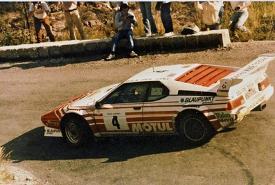 Bernard Béguin - Jean-Jacques Lenne
19º Rallye d'Antibes 1984. BMW M1 (4102 QC 78). Clasificado 2º.

Del 12 al 13 de Octubre, Antibes, Alpes Marítimos, Provença, Francia.
Superficie: asfalto.

Se inscribieron 118 equipos, finalizaron 45.@
Palabras clave: ;BMW;Antibes;1984;Grupo_B