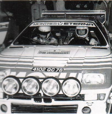 Bernard Béguin - Jean-Jacques Lenne
36º Rallye Lyon-Charbonnières 1984. BMW M1, (4102 QC 78). Clasificado 3º.

Del 2 al 4 de Marzo, Lyon, Charbonnières-les-Bains, Alvèrnia, Roine-Alps, Francia.
Superficie: asfalto. 
Tomaron la salida 160 equipos, finalizaron 44.@
Palabras clave: ;BMW;Grupo_B;Lyon-Charbonnieres;1984;Nieve