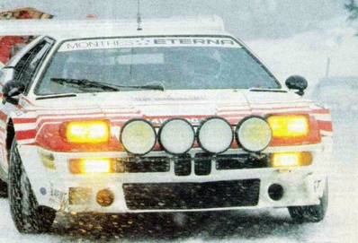 Bernard Béguin - Jean-Jacques Lenne
36º Rallye Lyon-Charbonnières 1984. BMW M1, (4102 QC 78). Clasificado 3º.

Del 2 al 4 de Marzo, Lyon, Charbonnières-les-Bains, Alvèrnia, Roine-Alps, Francia.
Superficie: asfalto. 
Tomaron la salida 160 equipos, finalizaron 44.@
Palabras clave: ;BMW;Grupo_B;Lyon-Charbonnieres;1984;Nieve