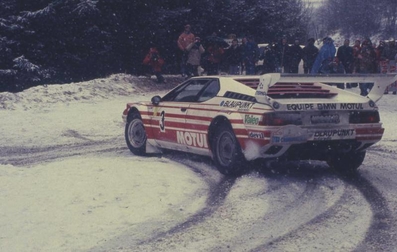 Bernard Béguin - Jean-Jacques Lenne
36º Rallye Lyon-Charbonnières 1984. BMW M1, (4102 QC 78). Clasificado 3º.

Del 2 al 4 de Marzo, Lyon, Charbonnières-les-Bains, Alvèrnia, Roine-Alps, Francia.
Superficie: asfalto. 
Tomaron la salida 160 equipos, finalizaron 44.@
Palabras clave: ;BMW;Grupo_B;Lyon-Charbonnieres;1984;Nieve