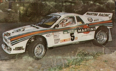 Attilio Bettega - Maurizio Perissinot
18º Rallye de Portugal - Vinho do Porto 1984. Lancia Rally 037 (TO W67775). Clasificado 3º.

Del 6 al 10 de Marzo, Estoril, Portugal.
Superficie: asfalto - tierra.

El Rally tenia un total de 2400.00 km de los que 685.00 km divididos en 45 tramos eran especiales.

Tomaron la salida 70 equipos, finalizaron 20.@
Palabras clave: ;Lancia;Rally;Portugal;Grupo_B;1984