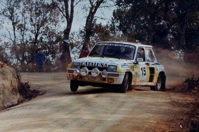 Josep Frigola - Carles Bou
32º Rally Costa Brava 1984. Renault 5 Turbo (S-9229-J).
Clasificado 3º.
Escuderí­a Baix Empordà

Del 17 al 19 de Febrero, Lloret de Mar, Girona, Catalunya, España.
Superficie: tierra - asfalto.

El Rally tení­a un total de 1366.41 km, de los que 527.15 km divididos en 46 tramos eran especiales.

Tomaron la salida 60 equipos, finalizaron 25.

© Joan Aymami.
@
Palabras clave: Renault;Turbo;Grupo_B;Costa_Brava;1984