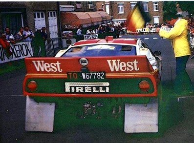 Carlo Capone - Sergio Cresto
20º Ypres 24 Hours Rally 1984. Lancia Rally 037 (TO W67782). Clasificado 3º.

Del 29 de Junio al 1 de Julio, Ypres, Bélgica.
Superficie: asfalto.

El Rally tenía 573.38 km cronometrados divididos en 51 tramos especiales (uno de ellos fue cancelado SS51 Zillebeke de 15.10 km).

Tomaron la salida 147 equipos, finalizaron 69.@
Palabras clave: Carlo_Capone;Sergio_Cresto;Lancia;Rally;Grupo_B;Ypres;1984